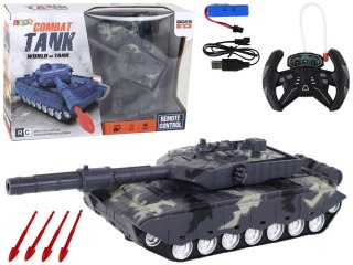 LEAN Toys Czołg Zdalnie Sterowany RC Pojazd Wojskowy Militarny Moro