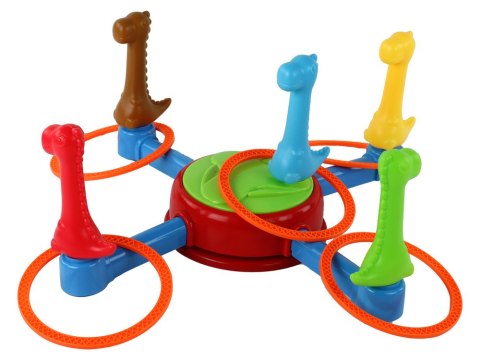 LEAN Toys Gra Zabawka Zręcznościowa Dinozaury Ringi 360*