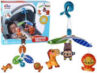 LEAN Toys Karuzela Łóżeczkowa Klasyczna Dla Dzieci Klips Zwierzątka