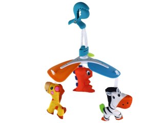 LEAN Toys Karuzelka Dla Dzieci Klips Zwierzątka Kolorowa