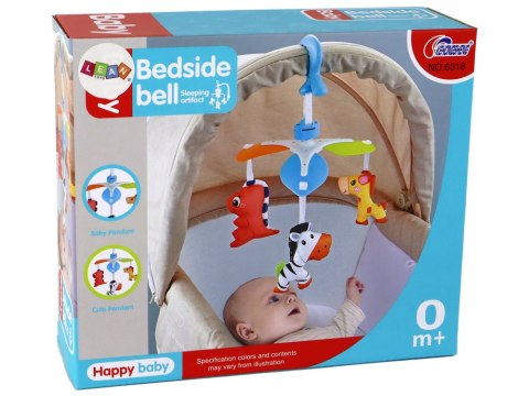 LEAN Toys Karuzelka Dla Dzieci Klips Zwierzątka Kolorowa