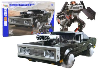 LEAN Toys Klocki Konstrukcyjne Pojazd Auto Transformacja Robot 2W1