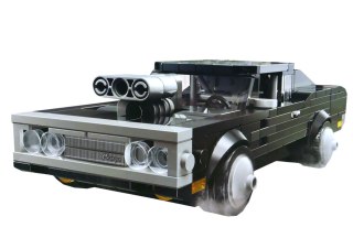 LEAN Toys Klocki Konstrukcyjne Pojazd Auto Transformacja Robot 2W1