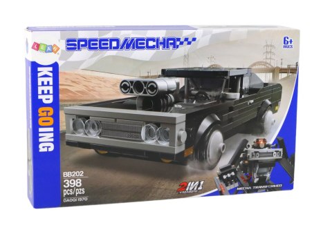 LEAN Toys Klocki Konstrukcyjne Pojazd Auto Transformacja Robot 2W1