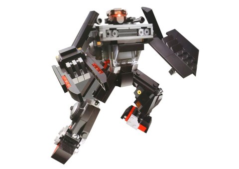 LEAN Toys Klocki Konstrukcyjne Pojazd Auto Transformacja Robot 2W1