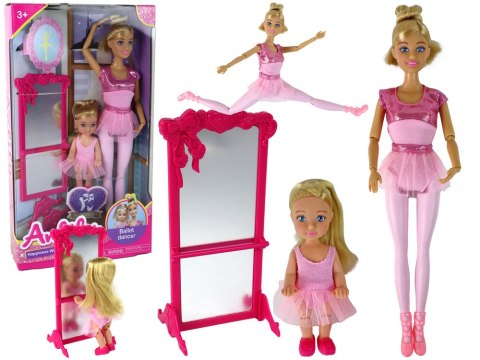 LEAN Toys Lalka Anlily Mama z Dzieckiem Baletnica Lalki