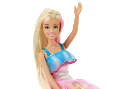 LEAN Toys Lalki Anlily Długie Blond Włosy Stylizacja Fryzur