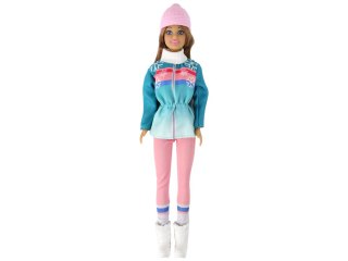 LEAN Toys Lalki Anlily Mama Z Córką Na Sankach Zestaw Sanki