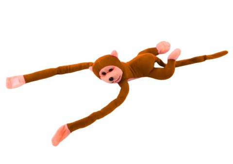 LEAN Toys Maskotka Pluszowa Małpka z Dźwiękiem Jasno Brązowa 80 cm