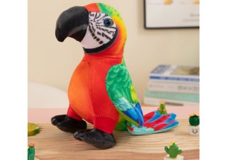LEAN Toys Maskotka Pluszowa Papuga Czerwona 20 cm