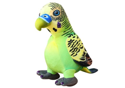 LEAN Toys Maskotka Pluszowa Papuga Zielona 20 cm