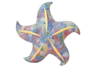 LEAN Toys Maskotka Pluszowa Rozgwiazda Niebieska Poduszka 45 cm