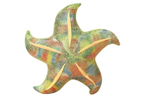 LEAN Toys Maskotka Pluszowa Rozgwiazda Zielona Poduszka 20 cm