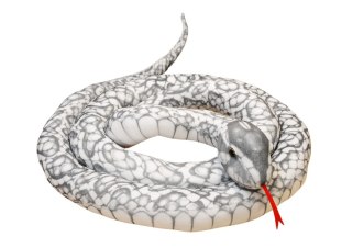 LEAN Toys Maskotka Pluszowa Wąż Szary 200 cm