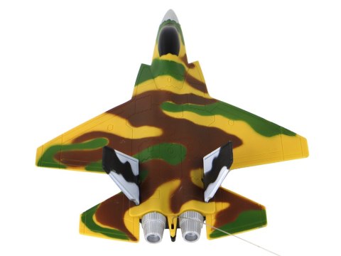 LEAN Toys Myśliwiec Zdalnie Sterowany RC Samolot Wojskowy Moro