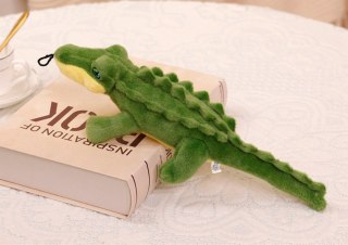 LEAN Toys Pluszowy Krokodyl Z Piszczałką Maskotka Kolorowa 30cm