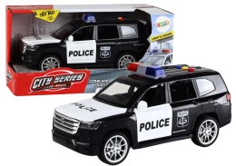 LEAN Toys Radiowóz Policyjny Auto Policja Dźwięk Światła Otwierane Drzwi 1:14