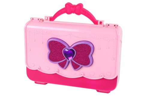 LEAN Toys Walizka Z Akcesoriami Do Paznokci Manicure Naklejki Tipsy