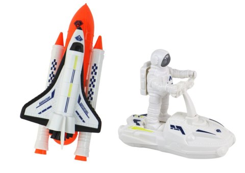 LEAN Toys Zestaw Kosmiczny Misja Kosmiczna Rakieta Statek Kosmiczny 8 ele.