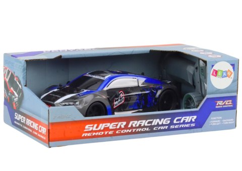 LEAN Toys Autko Zdalnie Sterowane RC 1:18 Gumowe Koła Drift Niebieski