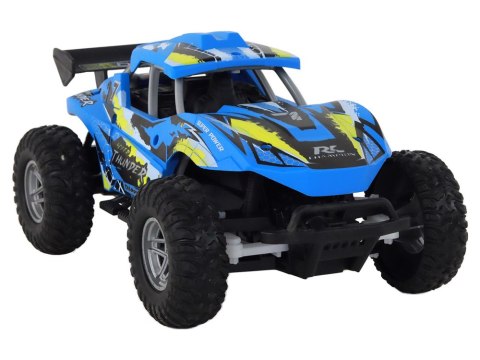 LEAN Toys Auto 1:16 Zdalnie Sterowane Off-Road Samochód Terenowy RC Niebieski
