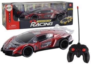 LEAN Toys Auto Sportowe Zdalnie Sterowane RC Skala 1:16 Światła Czerwone