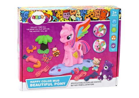 LEAN Toys Ciastolina Jednorożec DIY Masa Plastyczna Zestaw Akcesoria