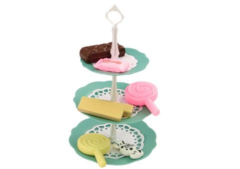 LEAN Toys Cukiernia Kawiarnia Zestaw Słodycze Figurki Kawa Ciasto 25 ele.
