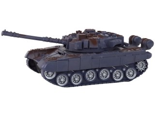 LEAN Toys Czołg R/C Zdalnie Sterowany Światła Dźwięk Granatowy 1:18 27MHz