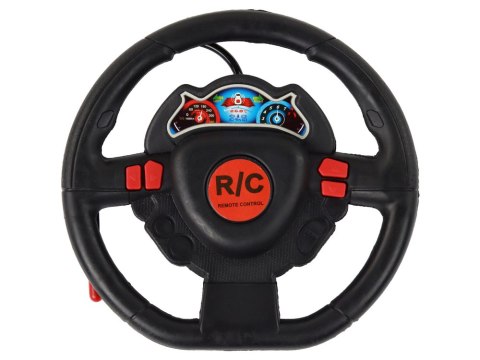 LEAN Toys Czołg R/C Zdalnie Sterowany Światła Dźwięk Granatowy 1:18 27MHz