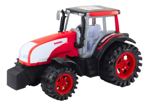 LEAN Toys Duży Traktor Farmerski Rolniczy Napęd Czerwony