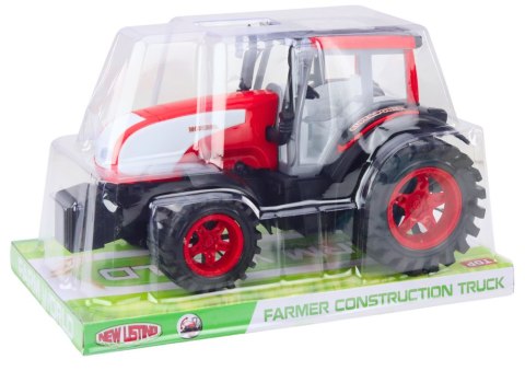 LEAN Toys Duży Traktor Farmerski Rolniczy Napęd Czerwony