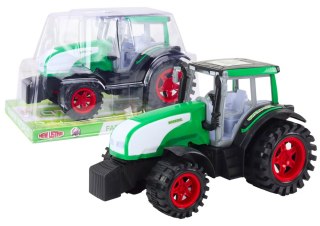 LEAN Toys Duży Traktor Farmerski Rolniczy Napęd Zielony