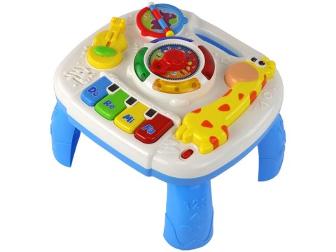 LEAN Toys Edukacyjny Interaktywny Stolik Tablica 2w1 Dla Maluchów Żyrafa