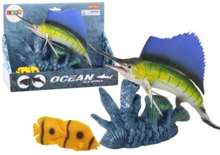 LEAN Toys Figurka Ryba Miecznik Włócznik Rafa Koralowa Rybki