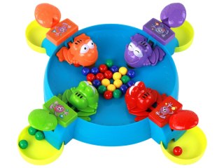 LEAN Toys Gra Zręcznościowa Głodne Żabki Nakarm Żabkę Kulki