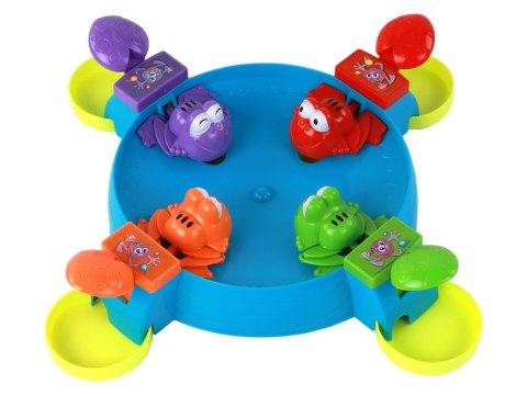 LEAN Toys Gra Zręcznościowa Głodne Żabki Nakarm Żabkę Kulki