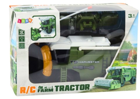 LEAN Toys Kombajn Rolniczy Zbożowy RC Maszyna Rolnicza Zdalnie Sterowana Zielony