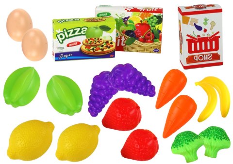 LEAN Toys Koszyk Sklepowy Na zakupy Warzywa Owoce Spożywcze Metalowy