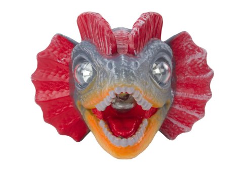 LEAN Toys Latarka Czołówka Dinozaur Regulowana Opaska 3 Diody Led