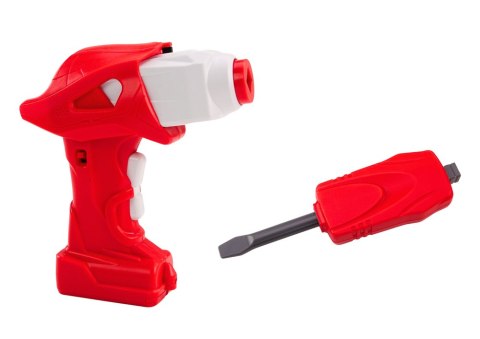 LEAN Toys Lokomotywa Do Skręcania Zdalnie Sterowana RC Czerwona