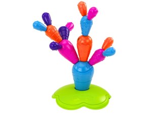 LEAN Toys Magnetyczny Kaktus Klocki Konstrukcyjne 16 Elementów
