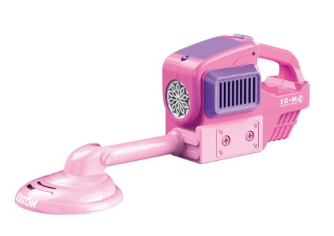 LEAN Toys Maszyna Do Baniek Mydlanych Kosiarka Podkaszarka Dwa Płyny Różowa