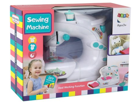 LEAN Toys Maszyna Do Szycia Dla Dzieci Jak Prawdziwa Biała Na Baterie