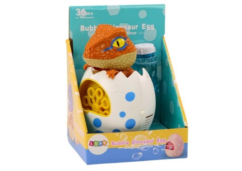 LEAN Toys Maszynka Do Baniek Mydlanych Dinozaur W Jajku Płyn