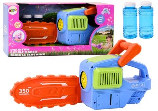 LEAN Toys Maszynka Do Baniek Mydlanych Piła Łańcuchowa Niebieska