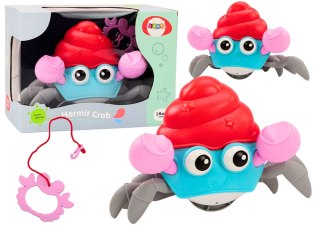 LEAN Toys Pełzający Krab Nakręcany Kolorowy Krabik Chodzący Interaktywny