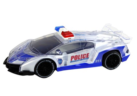 LEAN Toys Policyjne Auto Sportowe Zdalnie Sterowane RC Skala 1:16 Światła