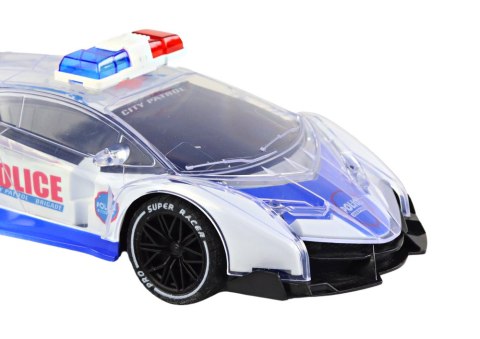 LEAN Toys Policyjne Auto Sportowe Zdalnie Sterowane RC Skala 1:16 Światła