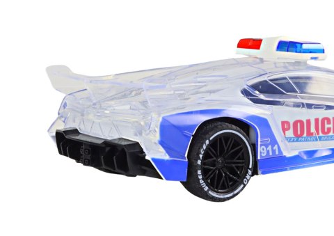 LEAN Toys Policyjne Auto Sportowe Zdalnie Sterowane RC Skala 1:16 Światła